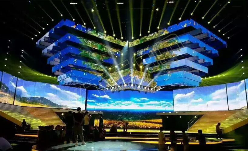 北京电视台民歌大赛 透明LED显示屏iClear项目