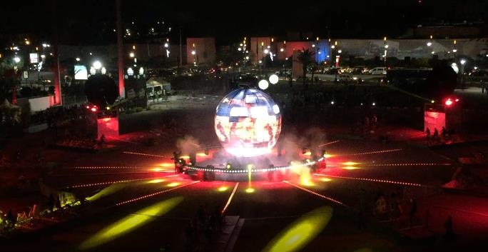 威特姆光电LED球形屏经典案例，位于摩洛哥