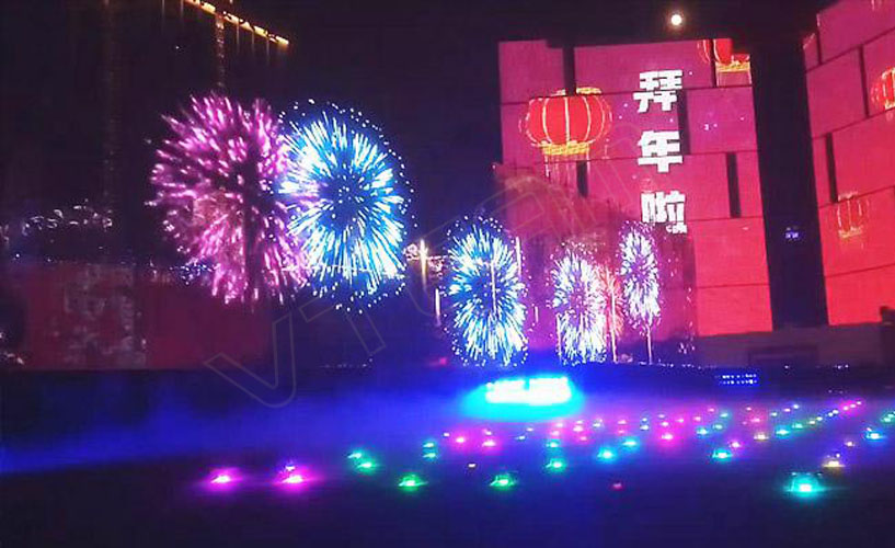西安高新区广场 透明LED显示屏vclear3.9/7.8