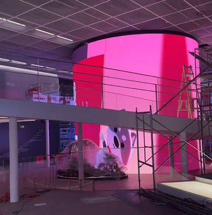 京东2号楼展厅LED透明屏项目