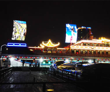 海南三亚帆船屏 LED共形屏EcoDot-p55