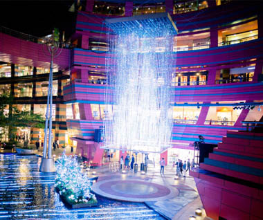 日本3D水晶圣诞树 LED共形屏Mjhong