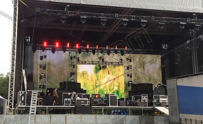 立陶宛系舞台背景LED显示屏 MJ4打造