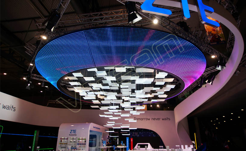 2015年中兴展会 LED软屏EcoDot-p40