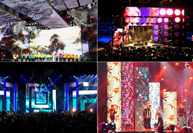演唱会LED租赁屏设计的常见三种形式