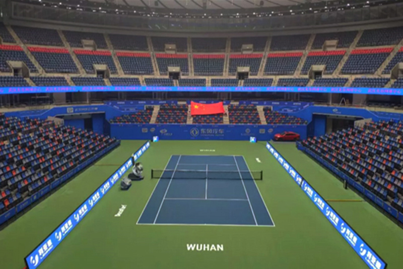 武汉网球公开赛户外LED显示屏项目