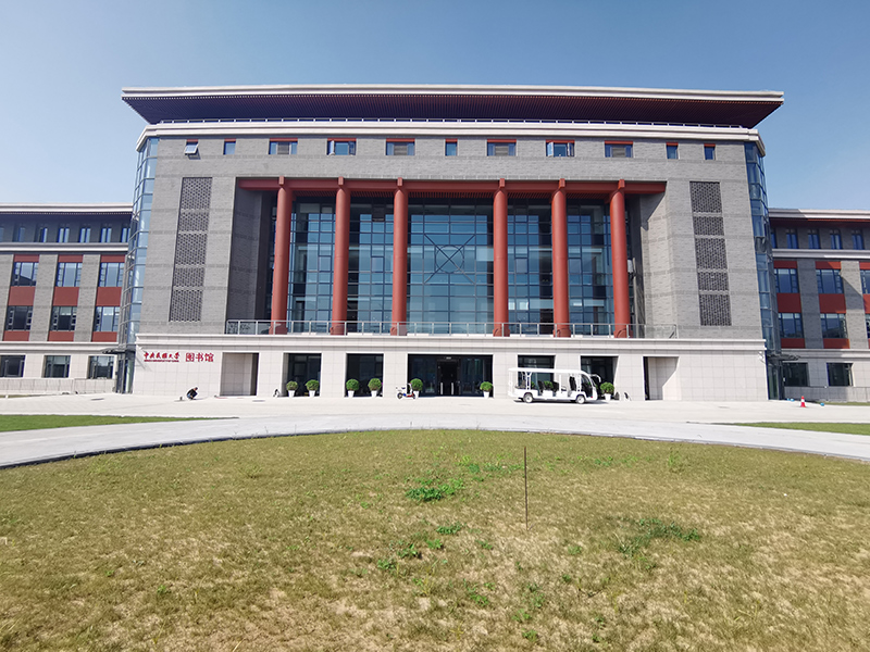 中央民族大学图书馆LED透明屏项目