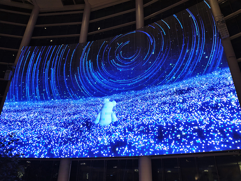 长沙星城天地购物中心LED透明大屏项目